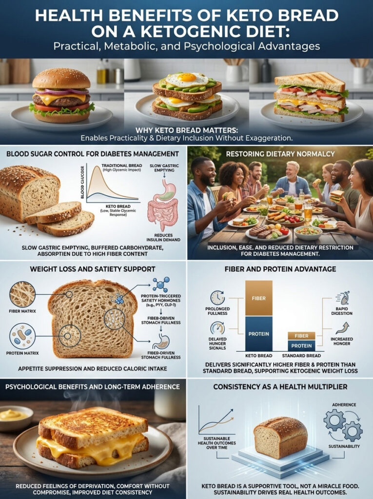 The Primary Health Benefits of Eating Keto Bread on a Ketogenic Diet