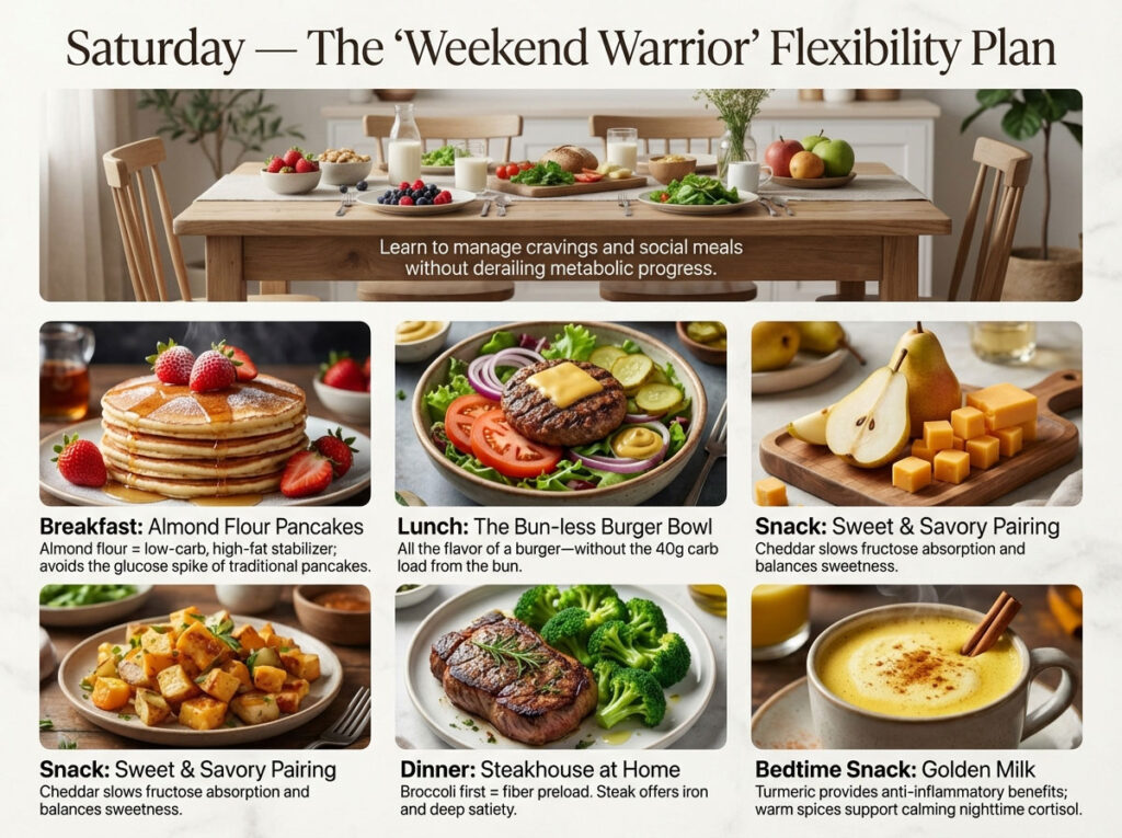 Saturday: The "Weekend Warrior" Flexibility Plan