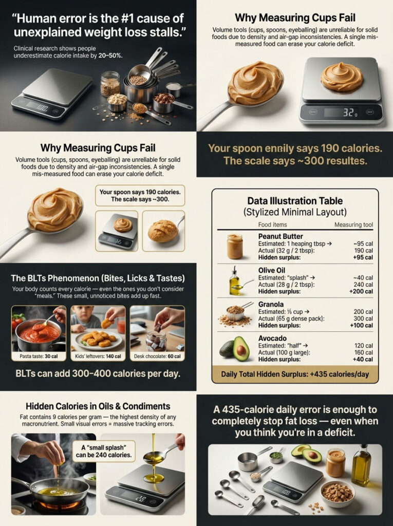 Underestimating Calories and The "Tracking Trap" Error