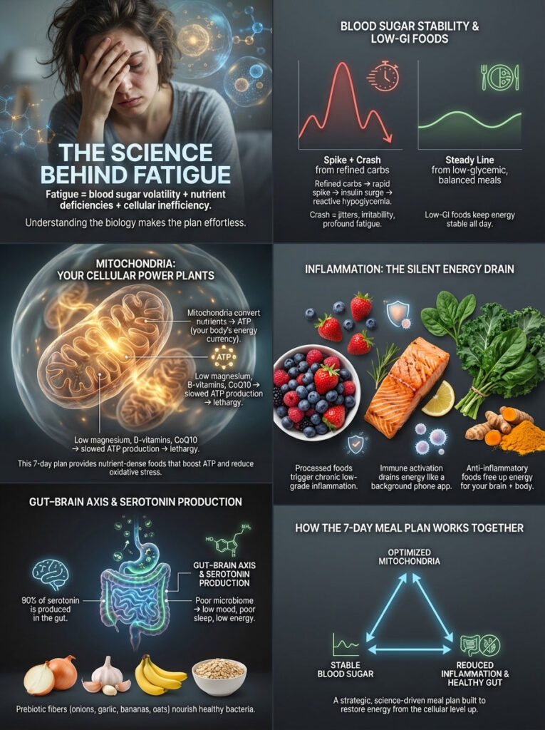 Understanding How a 7 Day Meal Plan to Fight Fatigue Works Scientifically