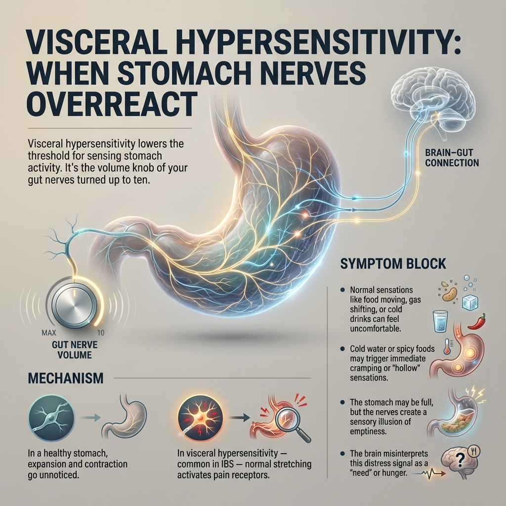 Visceral Hypersensitivity and Sensitive Stomach Nerves