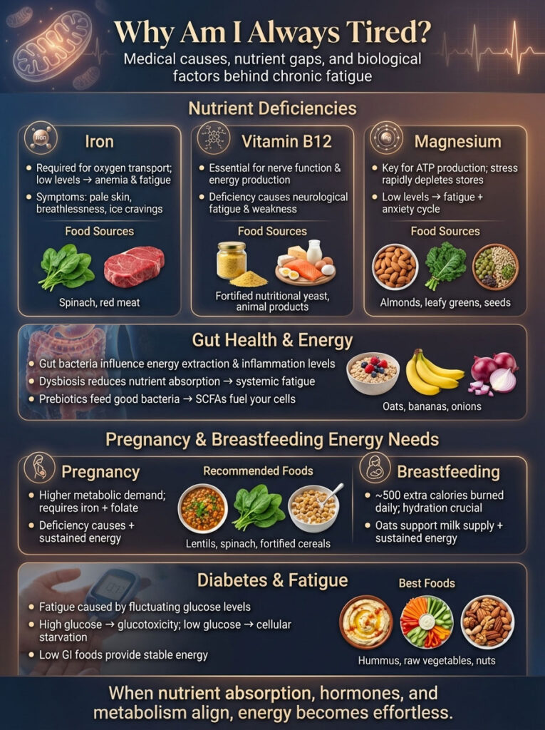 Why Am I Always Tired? Medical Reasons and Nutritional Deficiencies