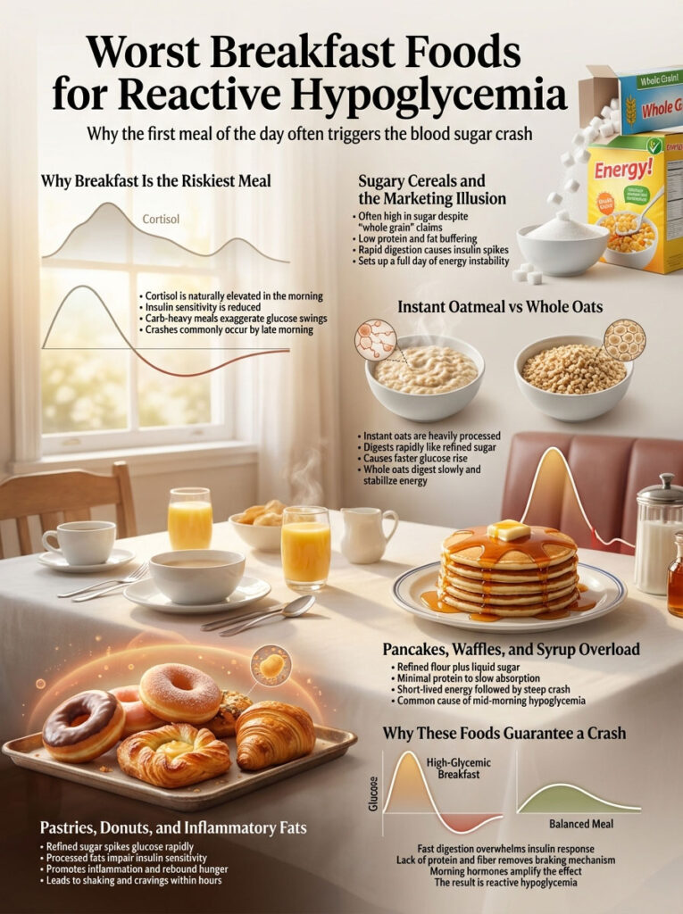 Worst Breakfast Foods for Reactive Hypoglycemia