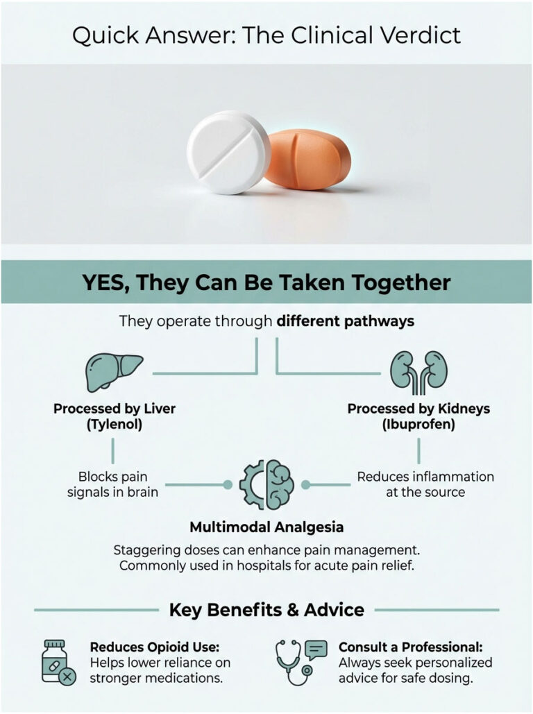 Can You Take Tylenol and Ibuprofen Together? Safety, Dosage, and Risks ...