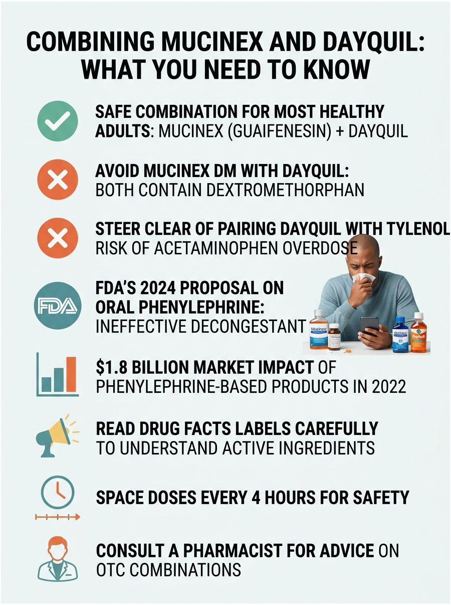 Can I Take Mucinex and DayQuil Together? Safety Guide - HealthcareOnTime