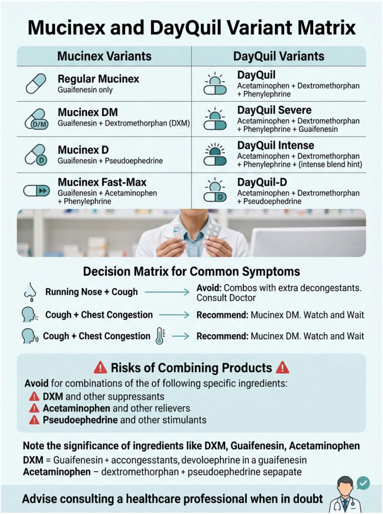Can I Take Mucinex and DayQuil Together? Safety Guide - HealthcareOnTime