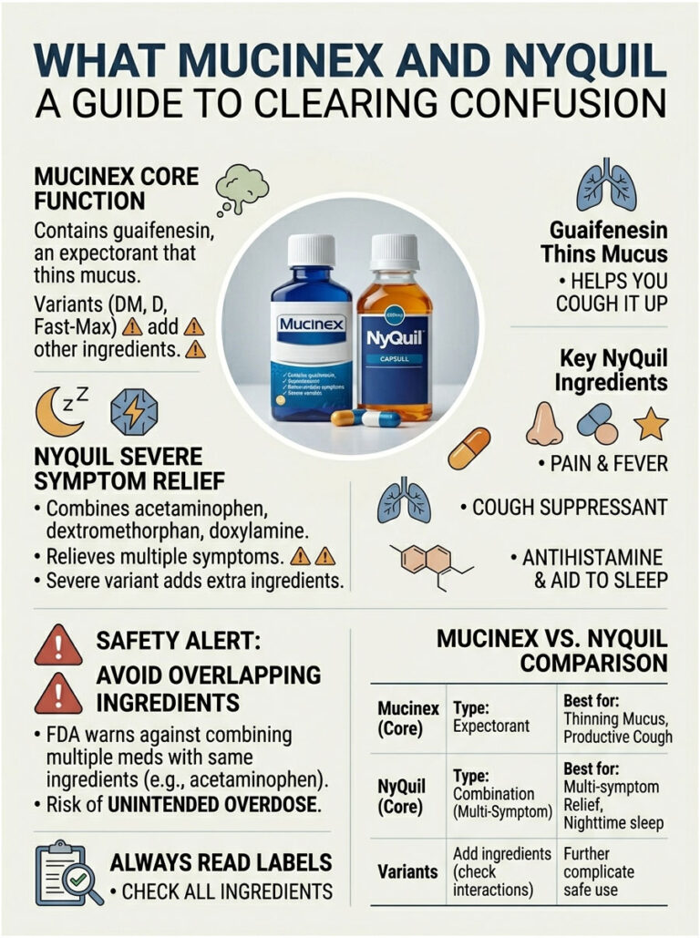 Can You Take Mucinex and NyQuil Together? Safe Guide - HealthcareOnTime
