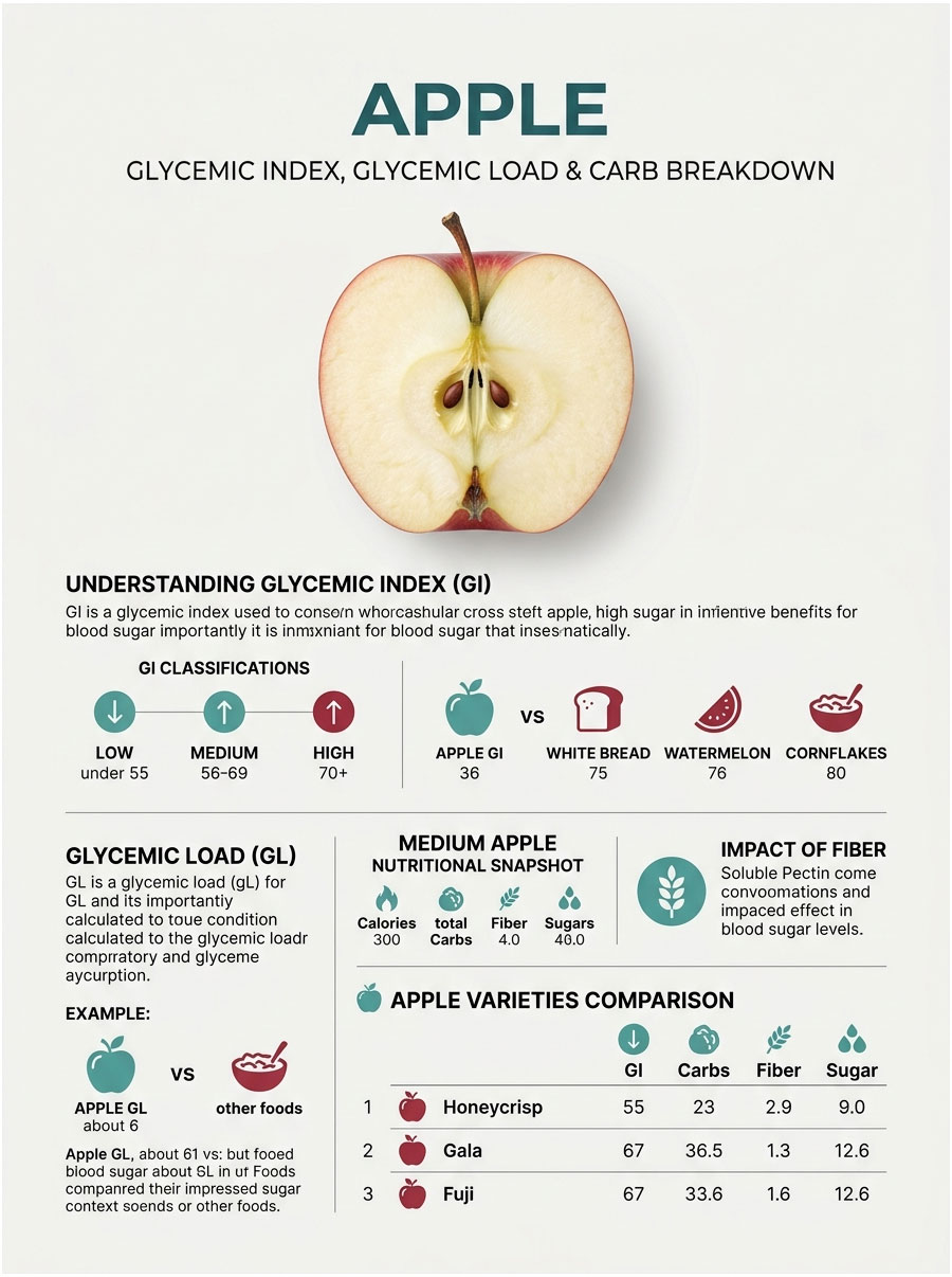 Are Apples Good for Diabetics? Glycemic Index & Blood Sugar ...