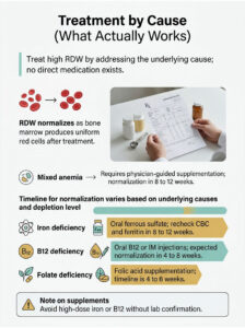 Important Rdw High RDW Blood Test: Causes, MCV Chart & Treatment Guide - HealthcareOnTime